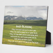Plaque Photo Irish Blessing Green Valley Photo (Côté)