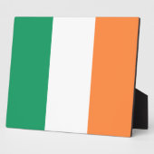 Plaque Photo Irlande National Flag, standard irlandais, bannièr (Côté)