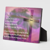 Plaque Photo Is Risen - Religious Easter Bible Verse (Côté)