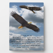 PLAQUE PHOTO ISAIAH 40:31 (Devant)