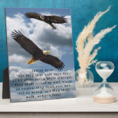 PLAQUE PHOTO ISAIAH 40:31 (Côté)