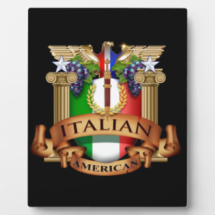 Plaque Photo Italien