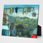 PLAQUE PHOTO ITHACA NEW YORK (Côté)