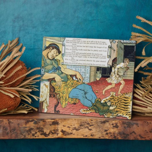 Plaque Photo Jack et le Beanstalk (Côté)