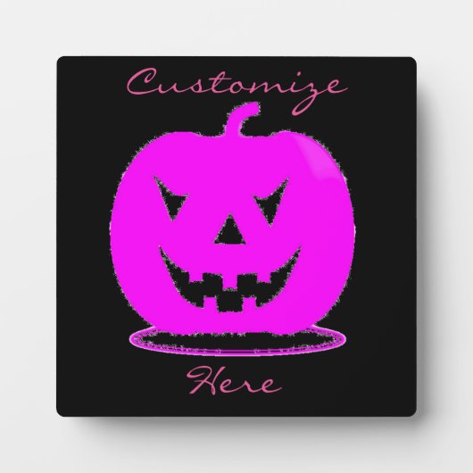 Plaque Photo Jack rose olantern Halloween Thunder_Cove (Devant)