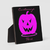 Plaque Photo Jack rose olantern Halloween Thunder_Cove (Recto)