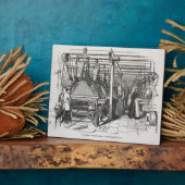 Plaque Photo Jacquard Power Looms (gravure) (Côté)