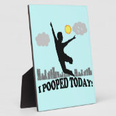 Plaque Photo J'Ai Poopé Aujourd'Hui (Côté)