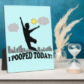 Plaque Photo J'Ai Poopé Aujourd'Hui (Côté)