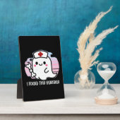 Plaque Photo J'Ai Trouvé Cet Humerus Drôle Infirmière Halloween (Côté)