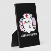 Plaque Photo J'Ai Trouvé Cet Humerus Drôle Infirmière Halloween (Côté)