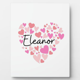 Plaque Photo J'aime Eleanor