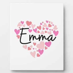 Plaque Photo J'aime Emma