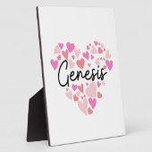 Plaque Photo J'aime Genesis (Côté)