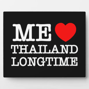 PLAQUE PHOTO J'AIME LA THAÏLANDE LONGTEMPS
