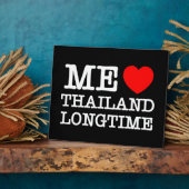 PLAQUE PHOTO J'AIME LA THAÏLANDE LONGTEMPS (Côté)