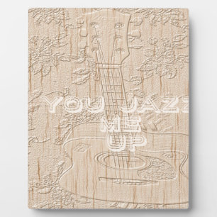 Plaque Photo J'aime le bois brun Hakuna Matata