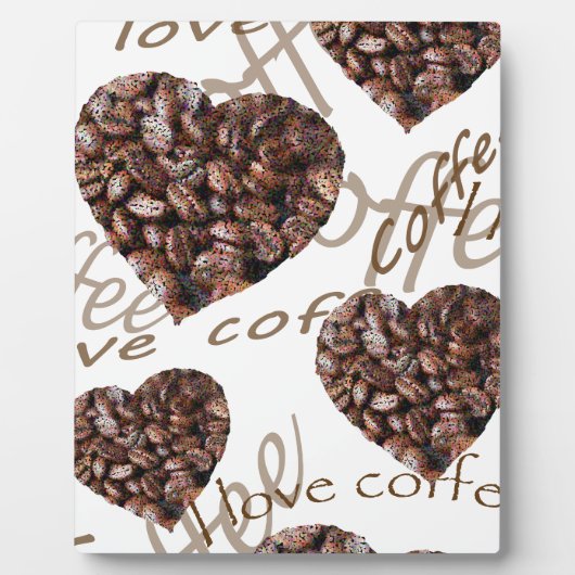 Plaque Photo "J'Aime Le Café !" (Devant)