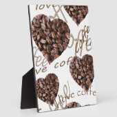 Plaque Photo "J'Aime Le Café !" (Côté)