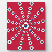 Plaque Photo J'aime le rouge (Devant)