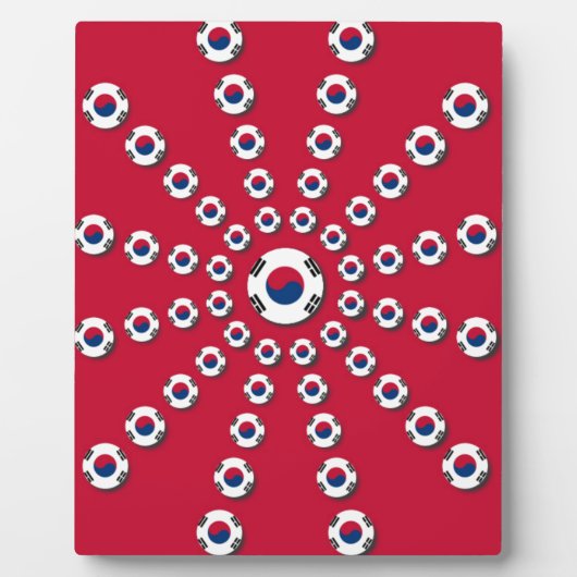 Plaque Photo J'aime le rouge (Devant)