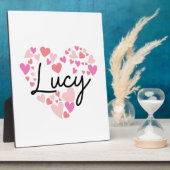 Plaque Photo J'aime Lucy (Côté)