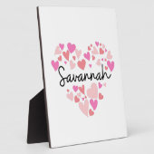 Plaque Photo J'aime Savannah (Côté)