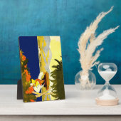 Plaque Photo Jamaïcaine portant des fruits (Côté)