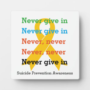 Plaque Photo JAMAIS Citer Churchill