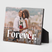 Plaque Photo Jamais | Photo horizontale Mariage ou Fiançailles (Côté)