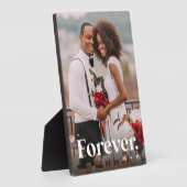 Plaque Photo Jamais | Photo verticale Mariage ou Fiançailles (Côté)