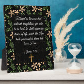 Plaque Photo James 1:12 (Côté)