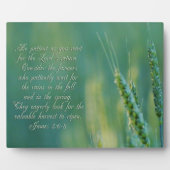 Plaque Photo James 5:6-8 Persévérance Inspiration (Devant)