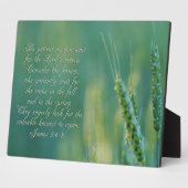 Plaque Photo James 5:6-8 Persévérance Inspiration (Côté)