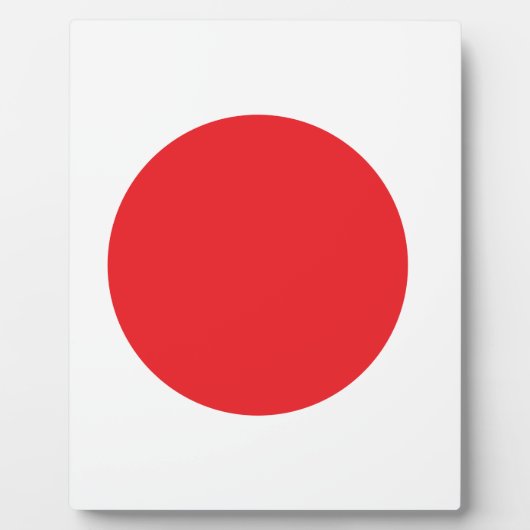 Plaque Photo Japanese flag (Devant)