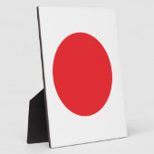 Plaque Photo Japanese flag (Côté)