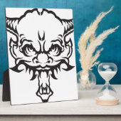 Plaque Photo Japonais tatouage Oni Demon (Côté)