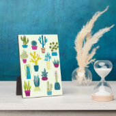 Plaque Photo Jardin de Cactus (Côté)