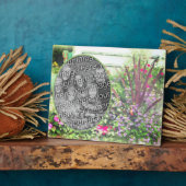 Plaque Photo Jardin Fleur Jardin Peinture Ajouter Votre Photo (Côté)