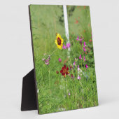 Plaque Photo Jardin fleur sauvage (Côté)