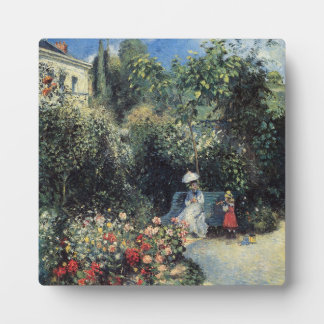 Plaque Photo Jardin Pontoise Camille Pissarro