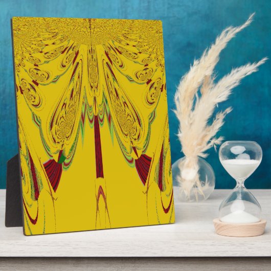 Plaque Photo jaune (Côté)