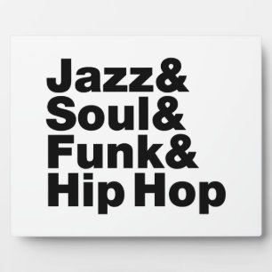 Plaque Photo Jazz & Soul & Funk & Hip hop