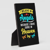 Plaque Photo Je Crois Aux Anges Et Aux libellules (Côté)