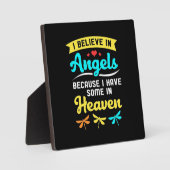 Plaque Photo Je Crois Aux Anges Et Aux libellules (Recto)