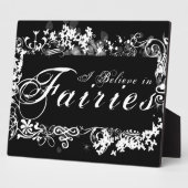 Plaque Photo Je crois aux fées sombres (Côté)