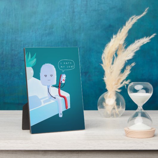 Plaque Photo Je Déteste Mon Travail (Côté)