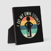 Plaque Photo je fais mes propres cascades (Recto)