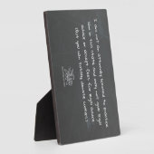 Plaque Photo "Je ne suis pas un avocat" Notaire (Côté)