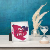 Plaque Photo Je peux et je veux (Insitu)